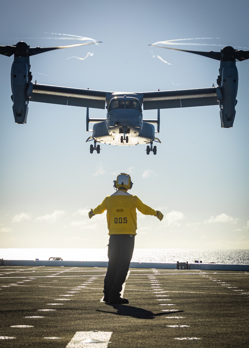 Warrior Voyage 2024: VMM-363 Conducts Deck Landing Qualifications on the USS John L. Canley