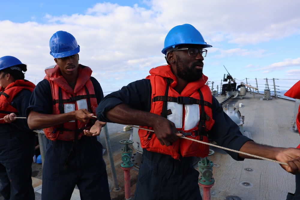 USS Arleigh Burke Replenishment-at-Sea