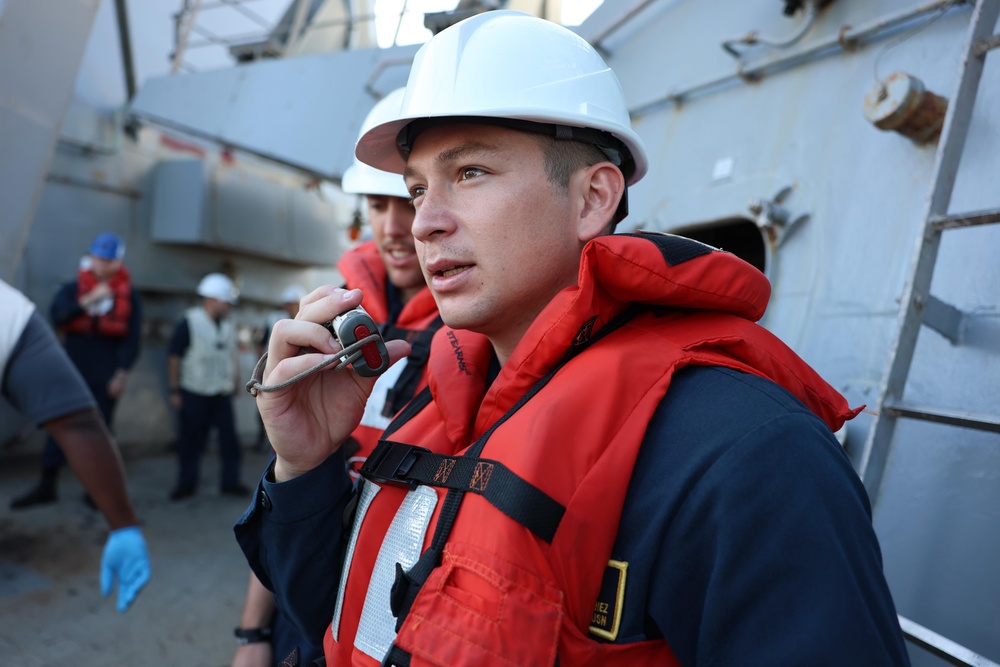 USS Arleigh Burke Replanishment-at-Sea