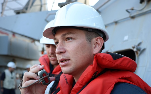 USS Arleigh Burke Replanishment-at-Sea