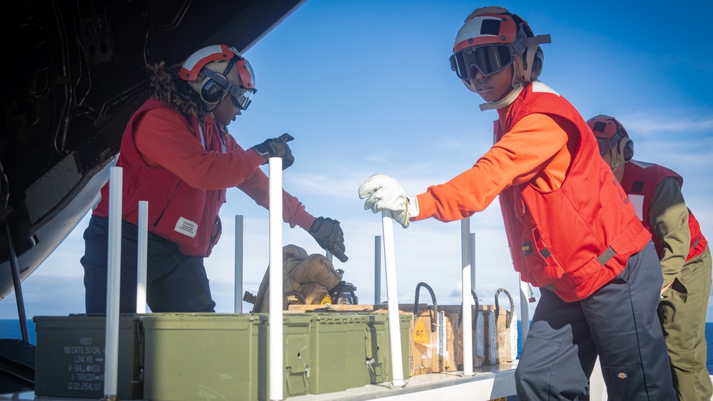 Warrior Voyage 2024: VMM-363 Conducts Deck Landing Qualifications on the USS John L. Canley