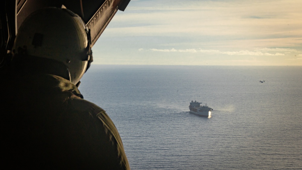 Warrior Voyage 2024: VMM-363 Conducts Deck Landing Qualifications on the USS John L. Canley