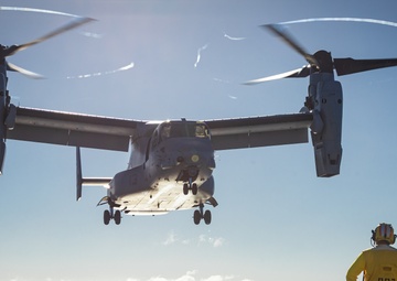 Warrior Voyage 2024: VMM-363 Conducts Deck Landing Qualifications on the USS John L. Canley