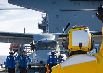 Warrior Voyage 2024: VMM-363 Conducts Deck Landing Qualifications on the USS John L. Canley