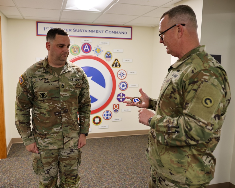 Retention NCO Receives Coin