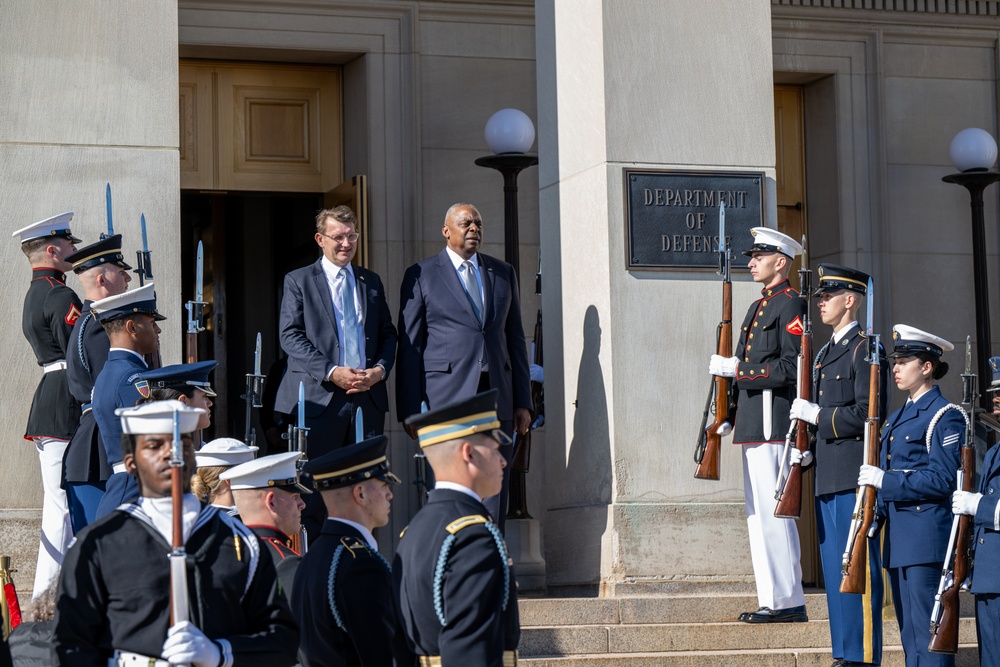 Secretary Austin hosts Danish Defense Minister