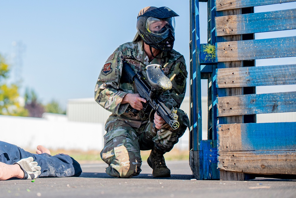 TacMed Airmen, local agencies partner for mass casualty training