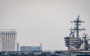 USS Theodore Roosevelt (CVN 71) returns to NASNI