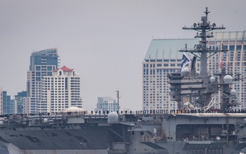 USS Theodore Roosevelt (CVN 71) returns to NASNI