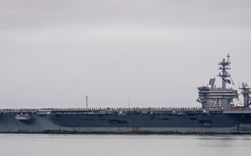 USS Theodore Roosevelt (CVN 71) returns to NASNI