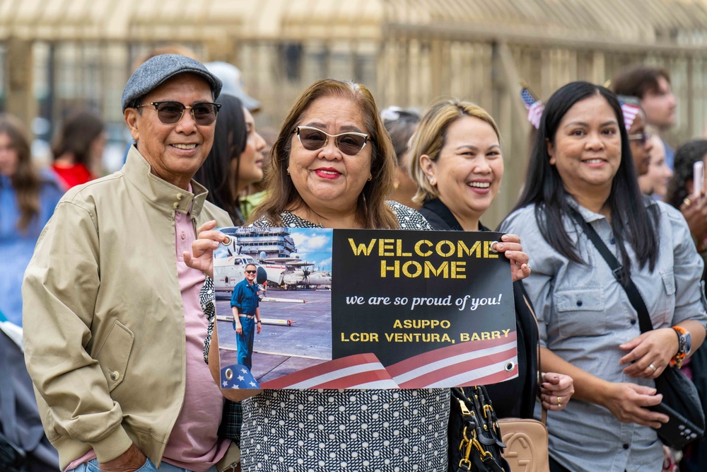 USS Theodore Roosevelt Returns from Deployment