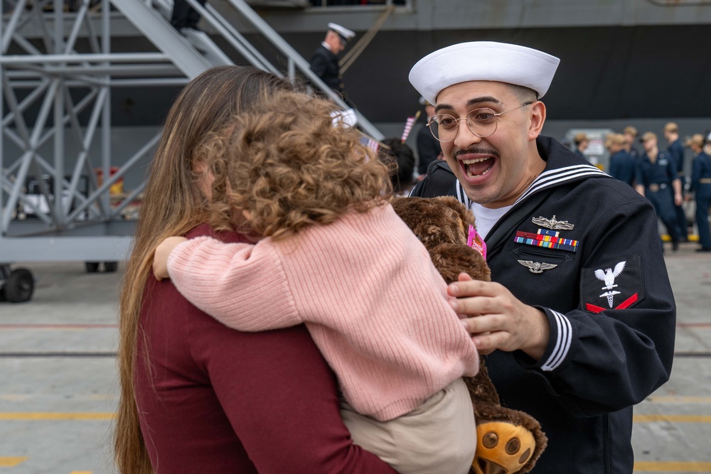 USS Theodore Roosevelt Returns from Deployment