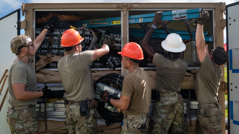 Slingstone 24-4 - 36th CES builds up &quot;Tent City&quot;