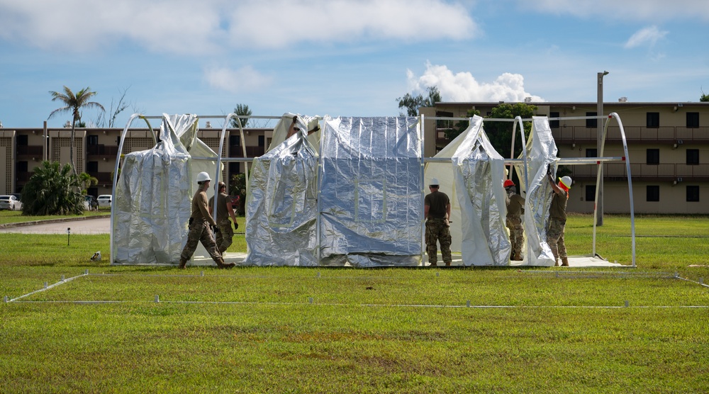 Slingstone 24-4 - 36th CES builds up &quot;Tent City&quot;