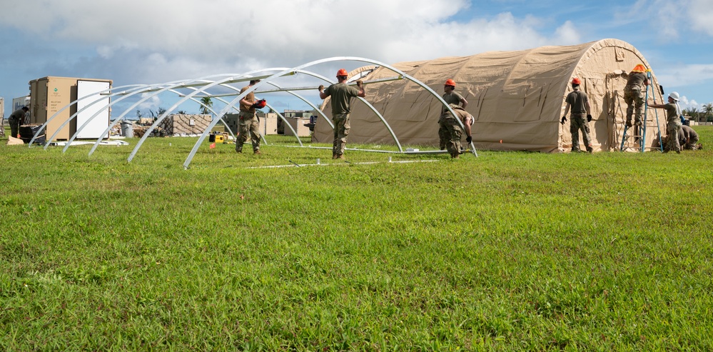 Slingstone 24-4 - 36th CES builds up &quot;Tent City&quot;