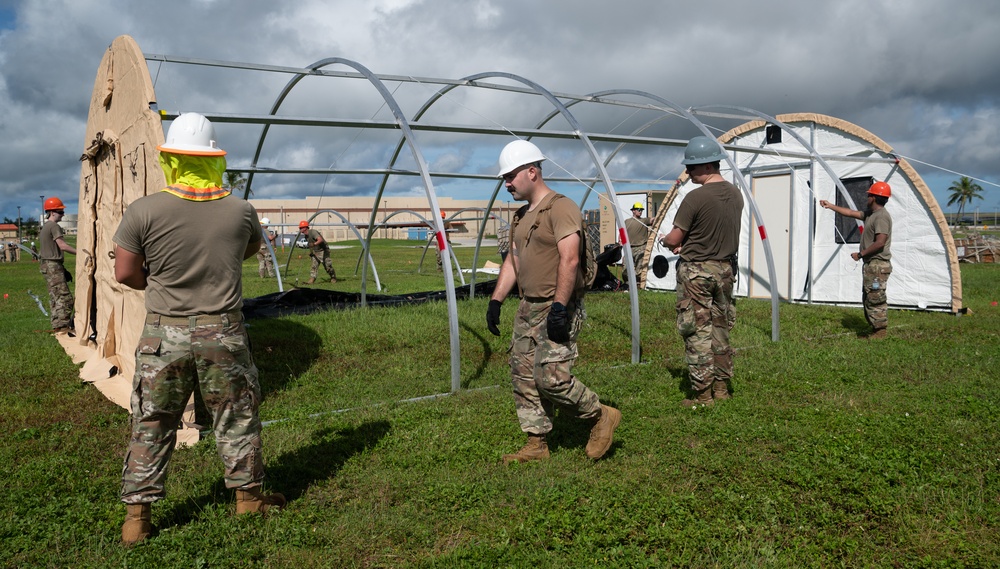 Slingstone 24-4 - 36th CES builds up &quot;Tent City&quot;
