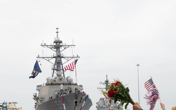 USS Russell Homecoming 2024