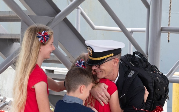 USS Russell Homecoming 2024