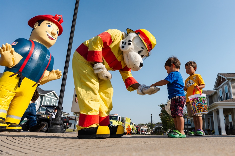 Fire Prevention Week parade at Whiteman AFB