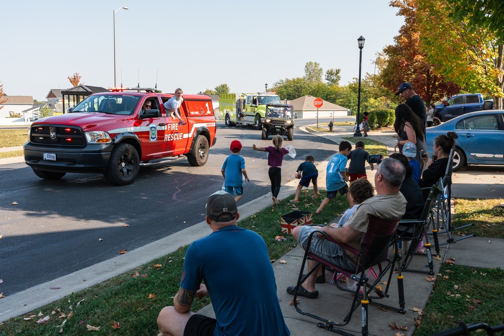 Fire Prevention Week parade at Whiteman AFB