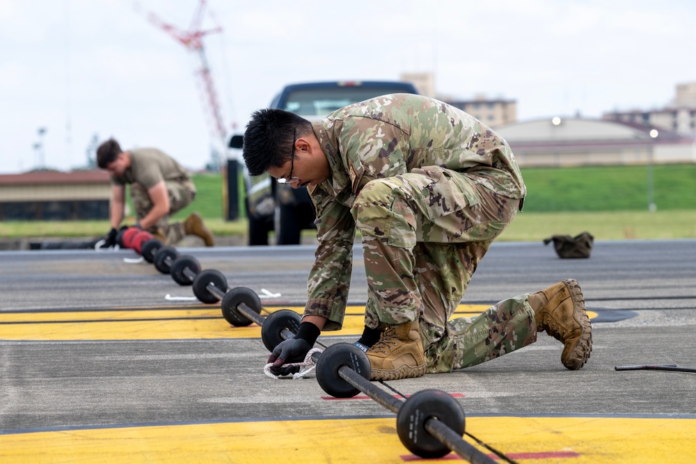 Yokota, Misawa Airmen conduct annual Aircraft Arresting System certification