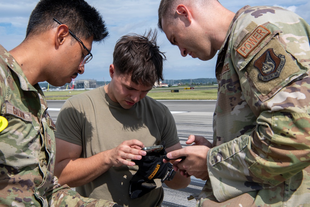 Yokota, Misawa Airmen conduct annual Aircraft Arresting System certification