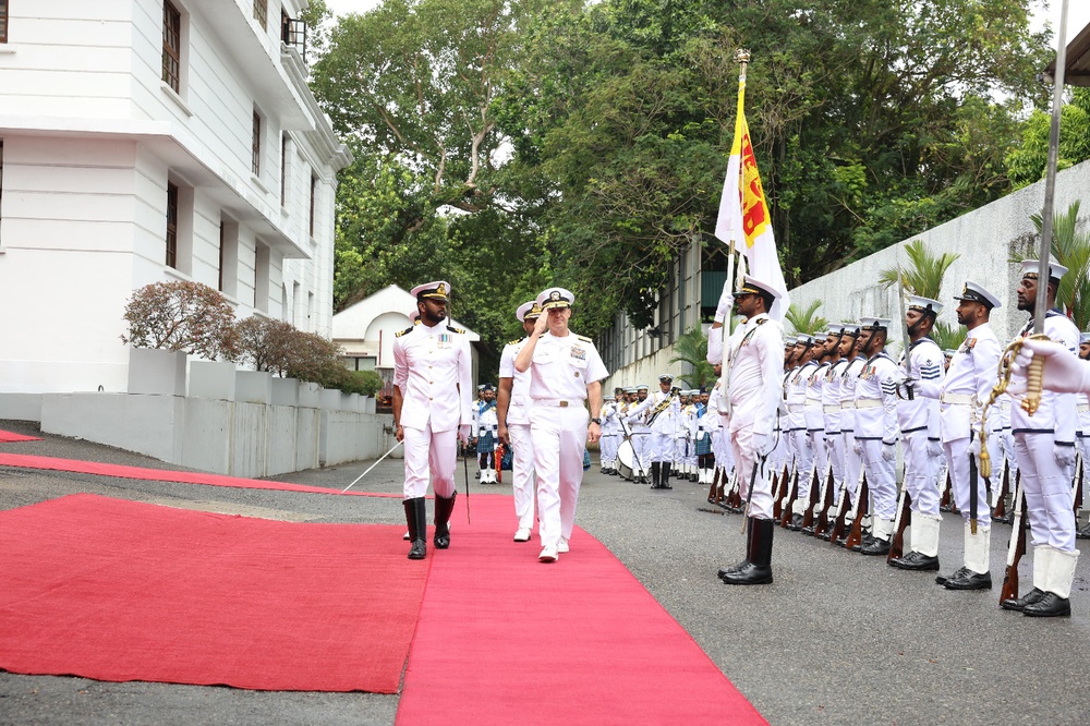 Adm. Steve Koehler, commander, U.S. Pacific Fleet visits Sri Lanka
