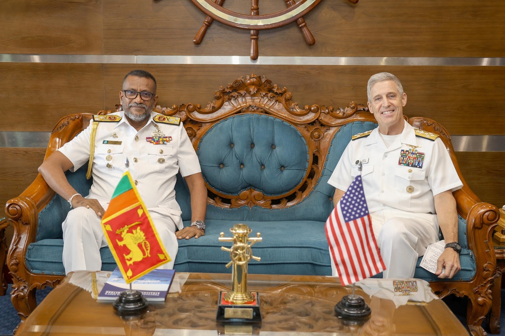 Adm. Steve Koehler, commander, U.S. Pacific Fleet visits Sri Lanka