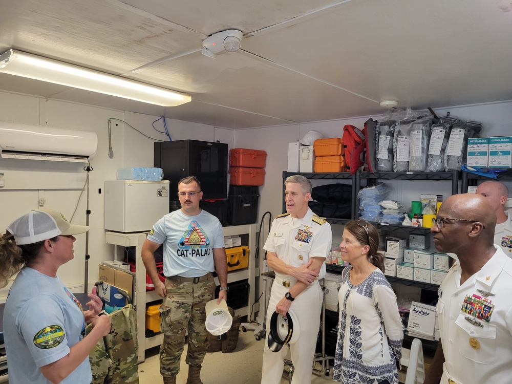 Adm. Steve Koehler, commander, U.S. Pacific Fleet visits the Republic of Palau