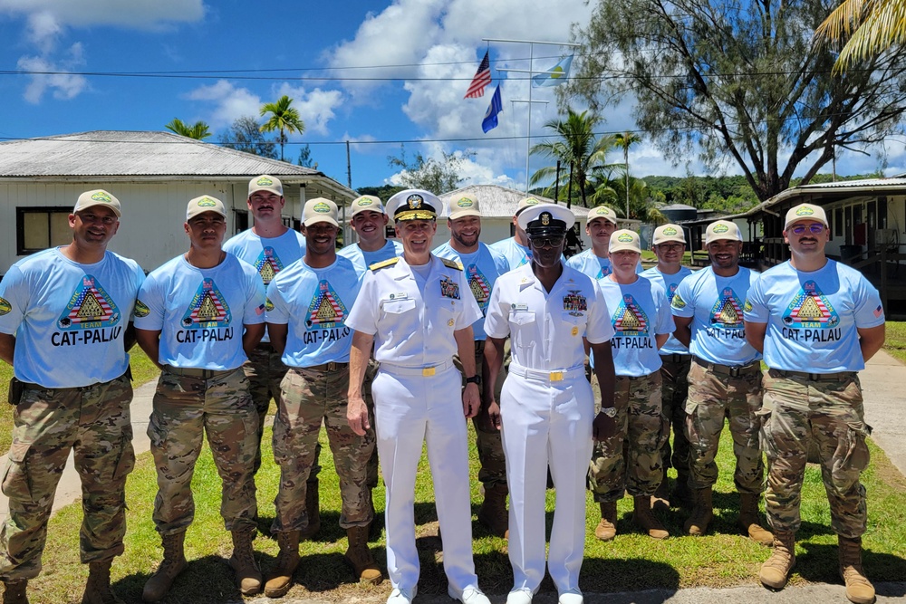 Adm. Steve Koehler, commander, U.S. Pacific Fleet visits the Republic of Palau