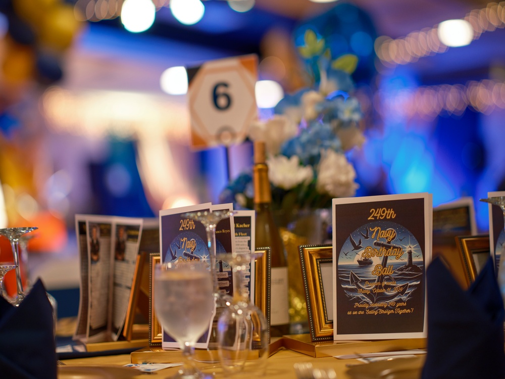 CFAY Hosts 249th Navy Birthday Ball