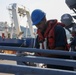 Sailors aboard the USS Howard conduct Sea and Anchor during Sama Sama 2024 in Subic, Philippines