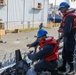 Sailors aboard the USS Howard conduct Sea and Anchor during Sama Sama 2024 in Subic, Philippines