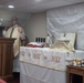 USS George Washington Sailors hold Catholic Mass