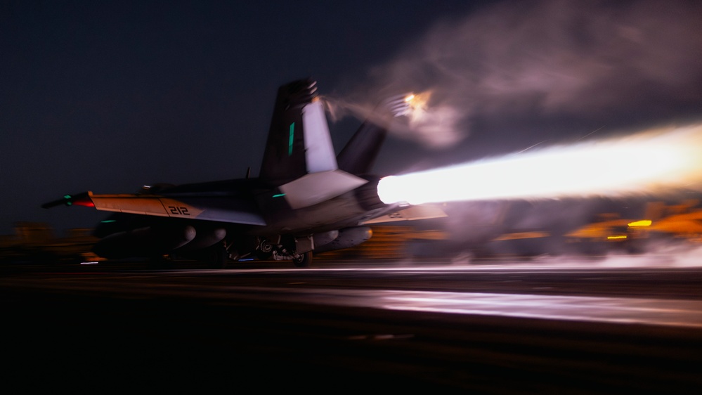 USS George Washington Conducts Flight Deck Operations