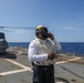 USS Howard conducts flight quarters with an AgustaWestland AW159 Wildcat helicopter from the BRP Jose Rizal during Sama Sama 2024 in the South China Sea