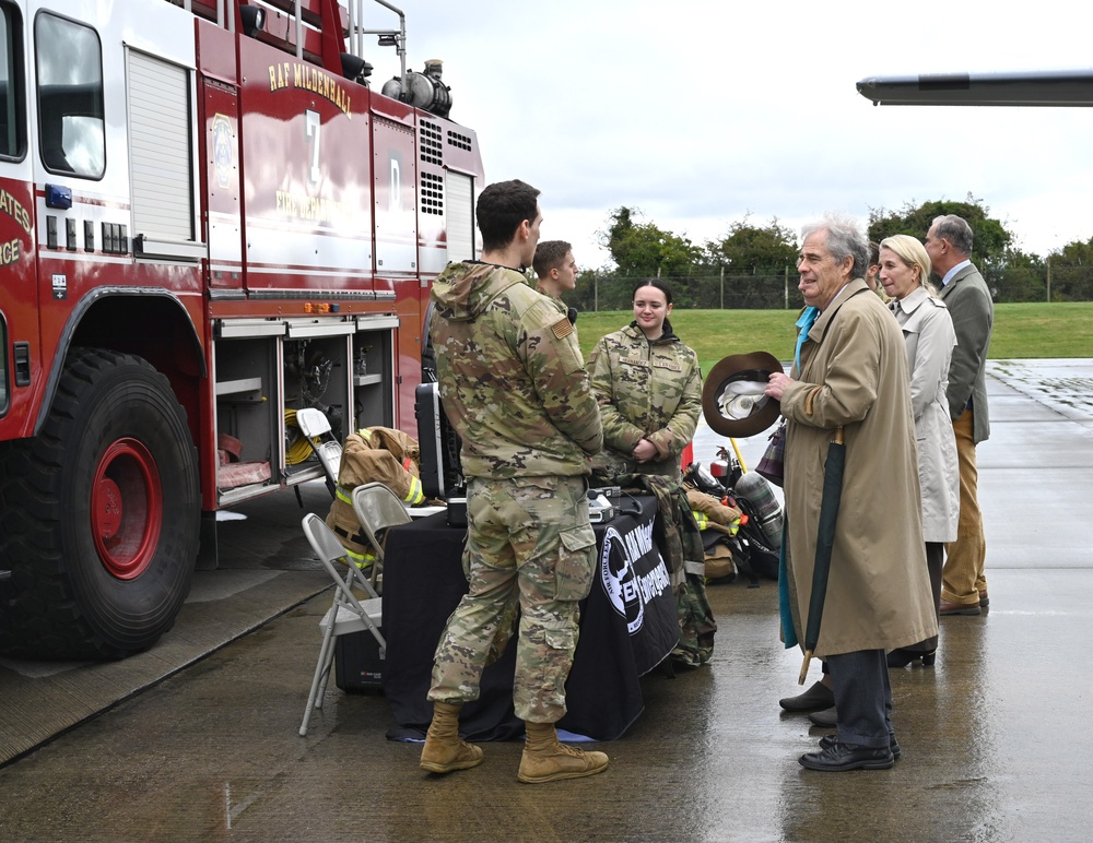 Team Mildenhall, Liberty Wing host High Sheriffs, HM Vice-Lord Lieutenants, Deputy Lieutenants for familiarization visit