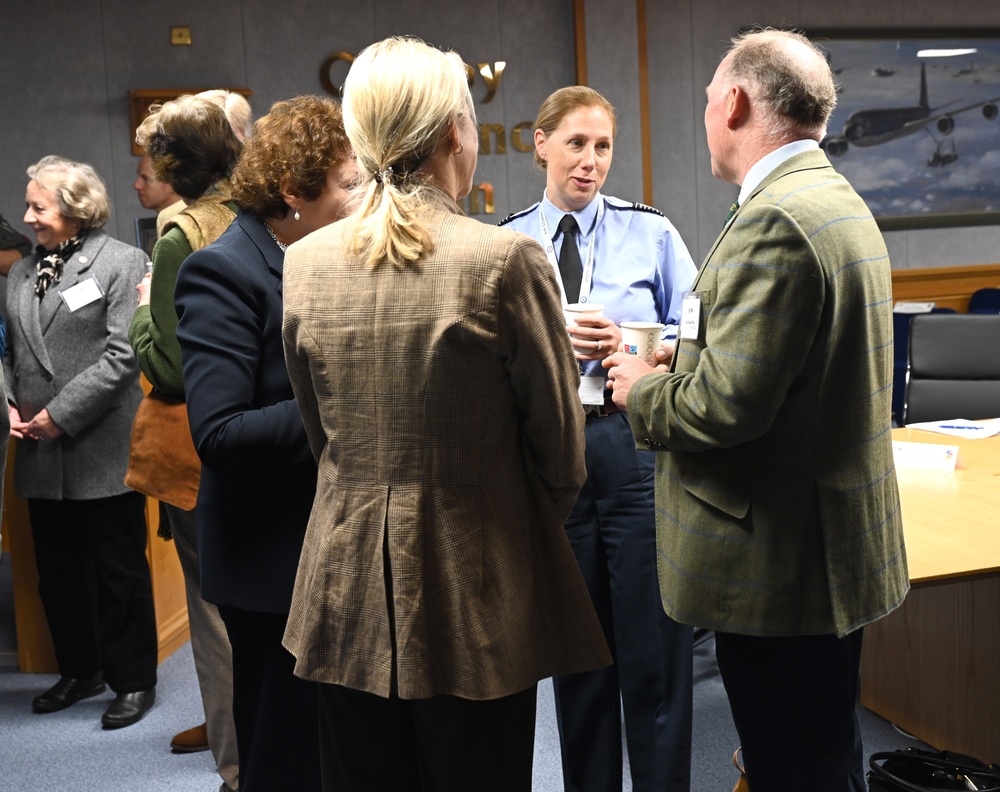 Team Mildenhall, Liberty Wing host High Sheriffs, HM Vice-Lord Lieutenants, Deputy Lieutenants for familiarization visit