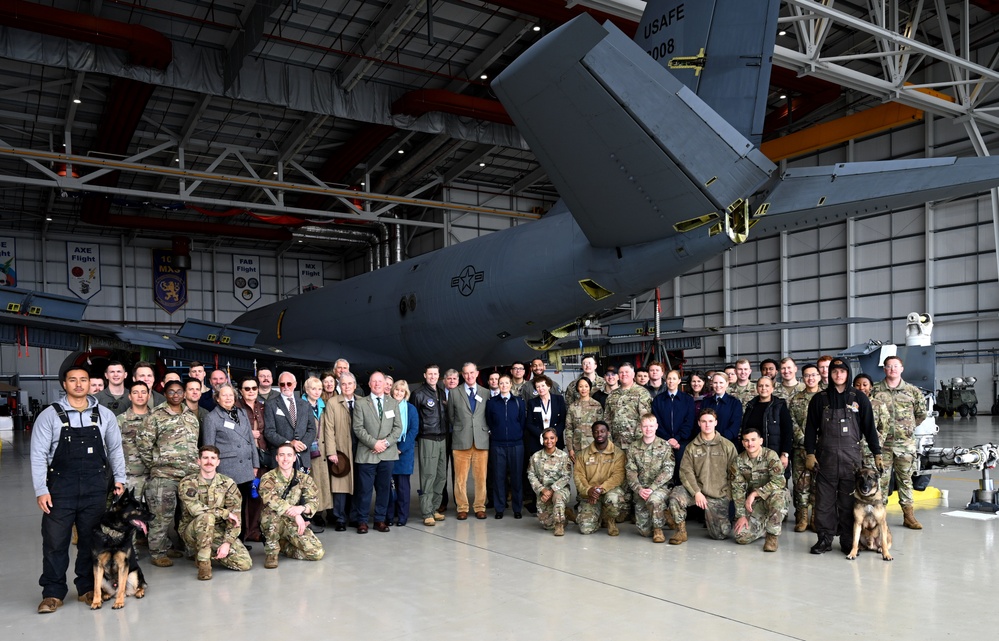 Team Mildenhall, Liberty Wing host High Sheriffs, HM Vice-Lord Lieutenants, Deputy Lieutenants for familiarization visit