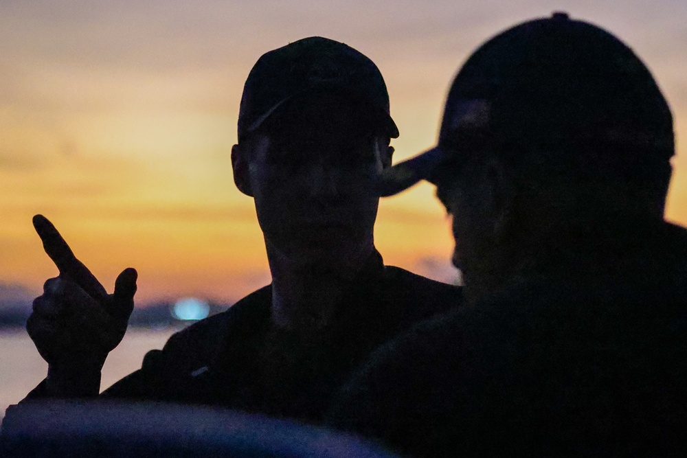 USS Bulkeley departs from Souda Bay, Greece