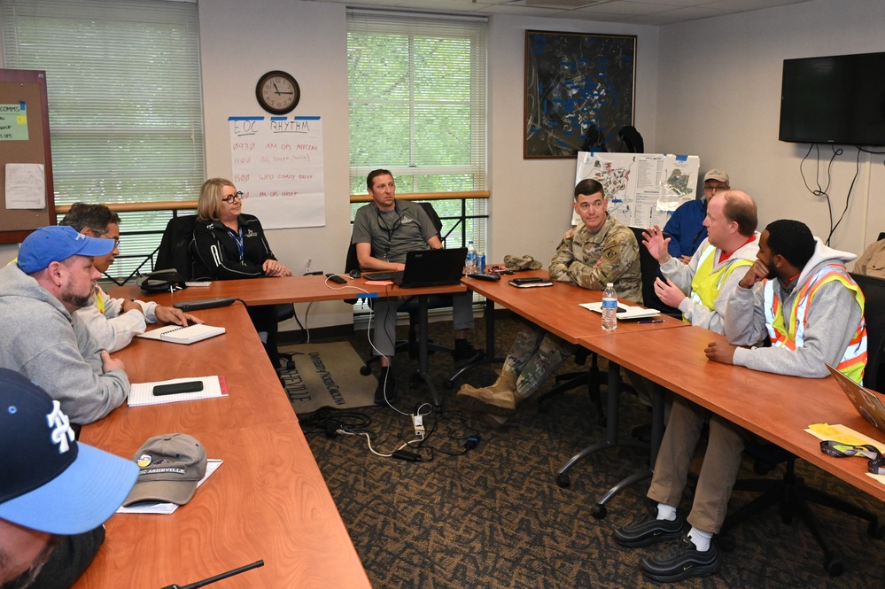 Corps of Engineers Task Force Water performs site assessment at University North Carolina Asheville