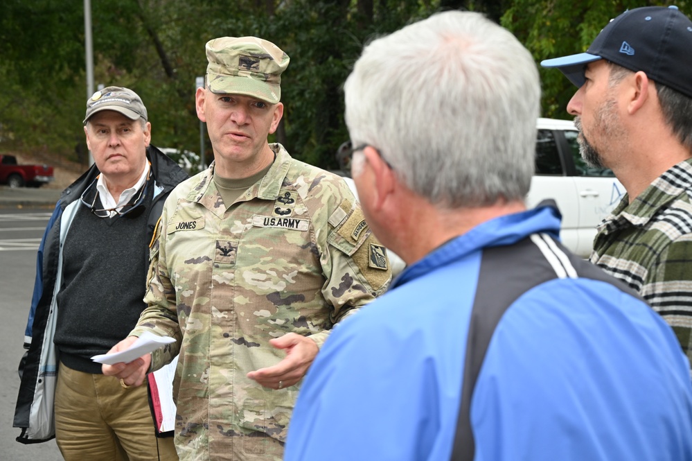 Corps of Engineers Task Force Water performs site assessment at University North Carolina Asheville