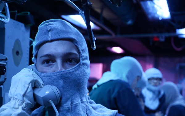 USS Dewey (DDG 105) Conducts General Quarters Drill While Operating in the Andaman Sea