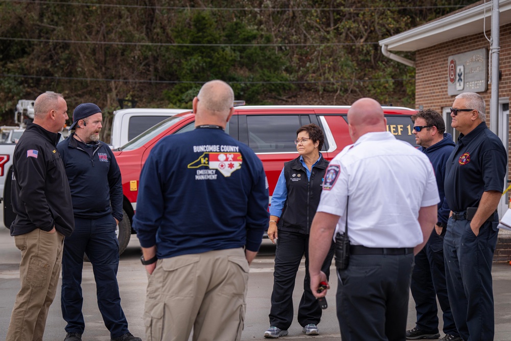 U.S. Fire Administrator Meets with First Responders in Buncombe and Madison Counties