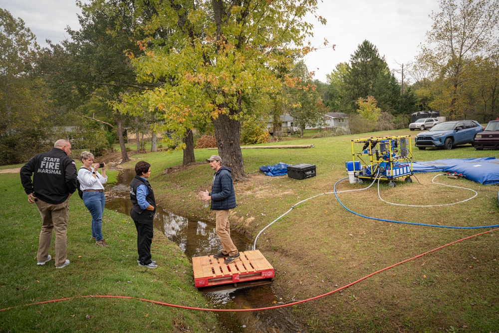 U.S. Fire Administrator Meets with First Responders in Buncombe and Madison Counties