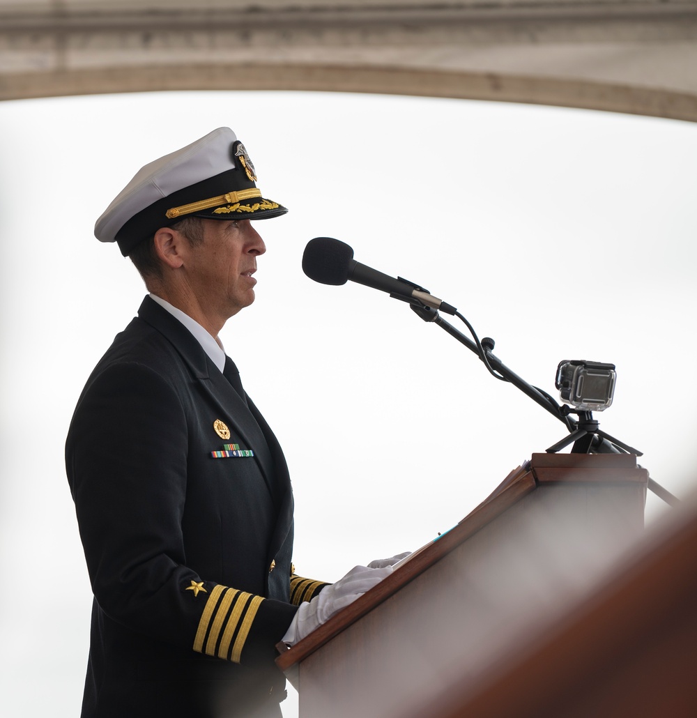 USS Oscar Austin Arrival Ceremony