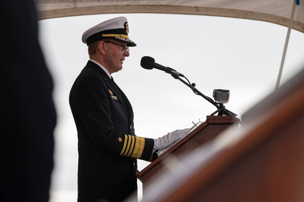 USS Oscar Austin Arrival Ceremony