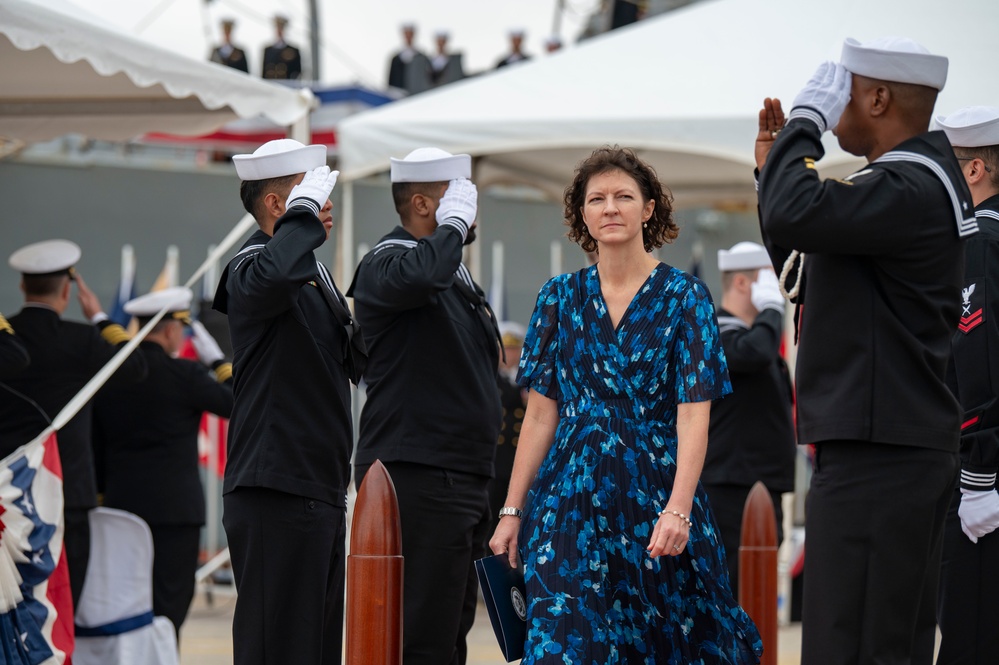 USS Oscar Austin Arrival Ceremony