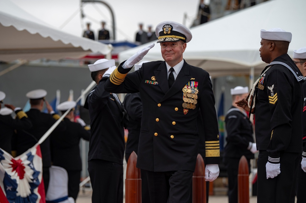 USS Oscar Austin Arrival Ceremony