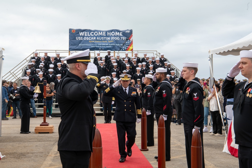 Oscar Austin Arrival Ceremony